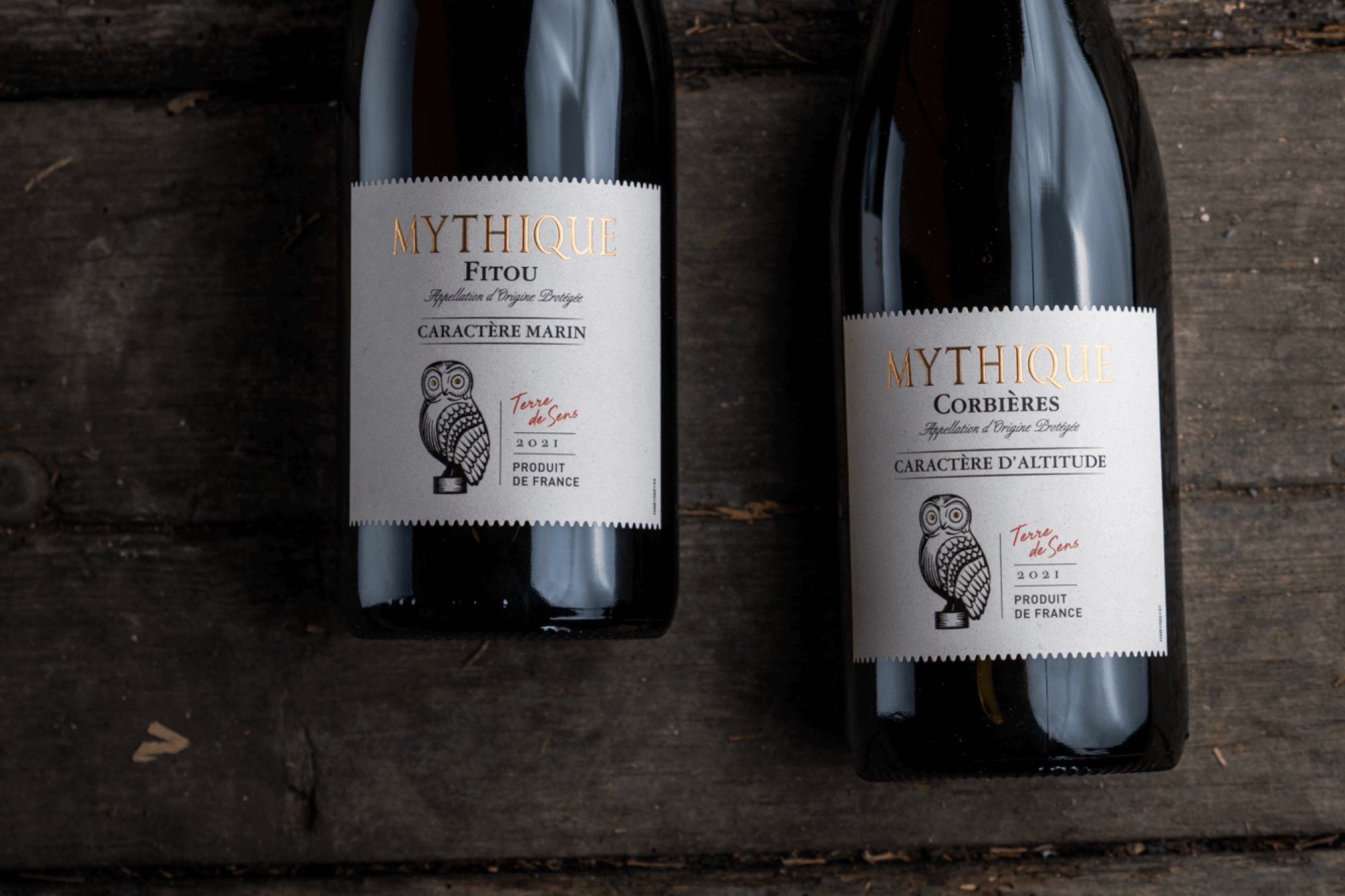 Mythique Caractères vins Corbières Fitou